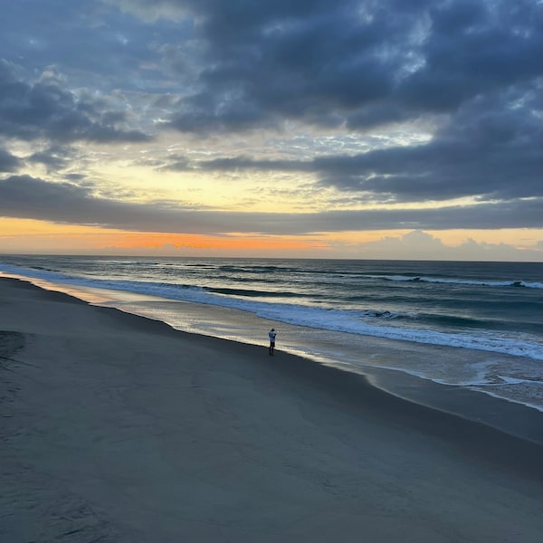 Outer Banks North Carolina Atlantic Ocean Sunrise Sea Digital Photo Photograph Print Wall Hanging Decor