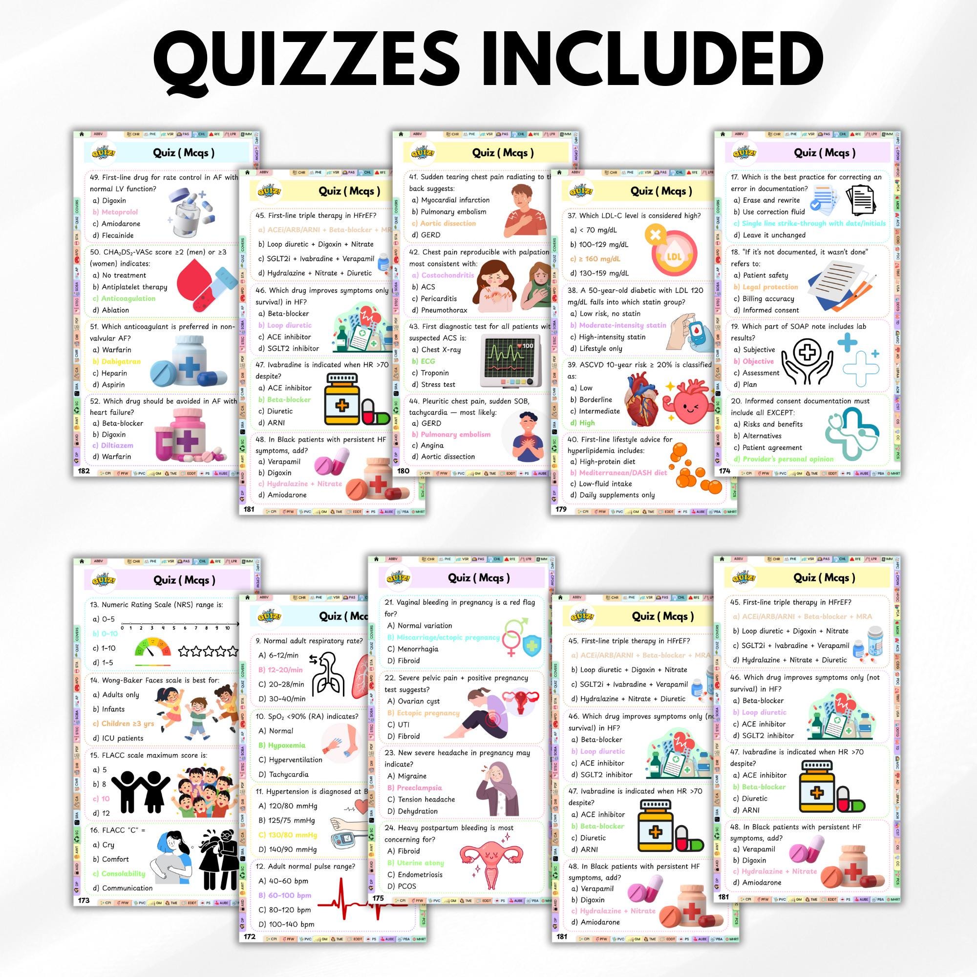 NP Pocket Guide, Nursing Study Aid, Family Nurse Practitioner Reference