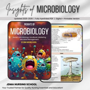Pacchetto di microbiologia completamente collegato / Appunti della facoltà di medicina / Schede didattiche e adesivi o quiz / Aggiornato 2025-26 / PDF digitale / Guida allo studio