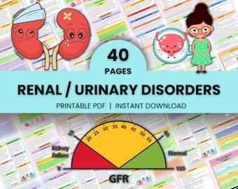 Urinary Disorder | Renal System Study Guide | Nursing Notes | Digital Download | Med Surg | PDF