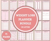 Weight Loss Tracker | Weight Loss PDF | Weight Tracker | Instant Download | Fitness Tracker | Calories Calculator