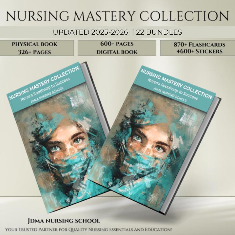 Comprehensive Nursing Guide Book | Physical Book for Nurse | Nursing ...