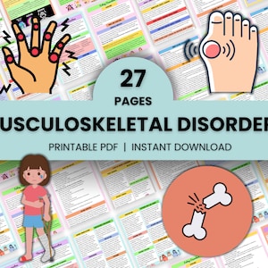 Muscular System 27 Pages | Medical Notes | Nursing Bundle | Muscle Anatomy Notes | Study Notes | Anatomy Study Guide | Digital Download