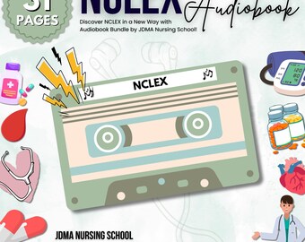 NCLEX Audiobook | Nursing Exam Review Audiobook | Next Gen NCLEX | NCLEX Study Guide | Nursing Exam Prep | Instant Download