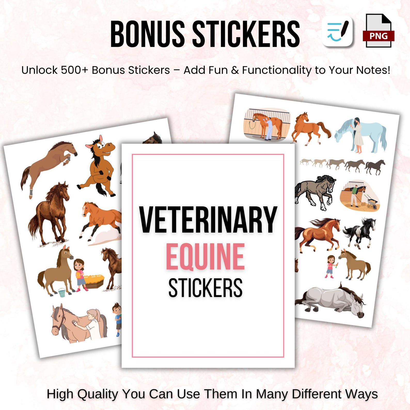 Equine Veterinary Notes Bundle Hyperlinked, Equine Medicine Notes ...