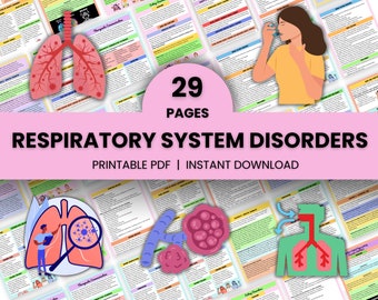 Respiratory System Bundle | Med Surg Nursing Study | Instant Download | Respiratory med surg | 29Pages | PDF