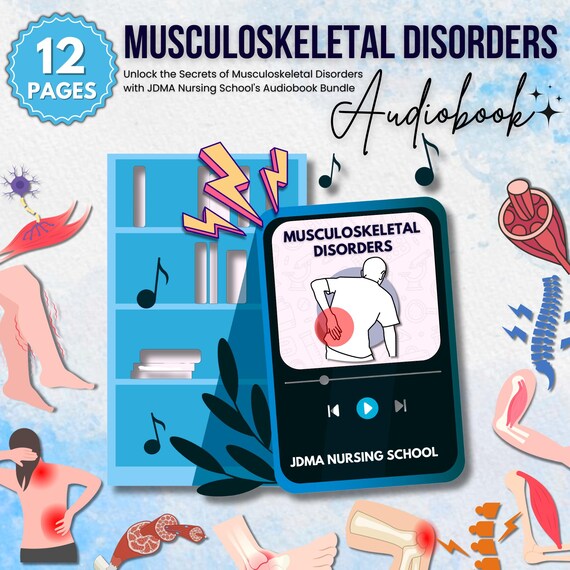 Musculoskeletal Audiobook | Nursing Audiobook | Physical Therapy Study | Medical Study Tools | NCLEX Study Material | Digital Download