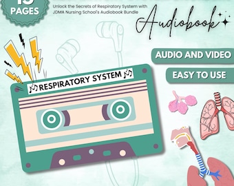 Audioboek ademhaling, studiegids long, audio voorbereiding verpleegexamen, studiehulpmiddel ademhalingszorg, NCLEX ademhalingsvoorbereiding, digitale download