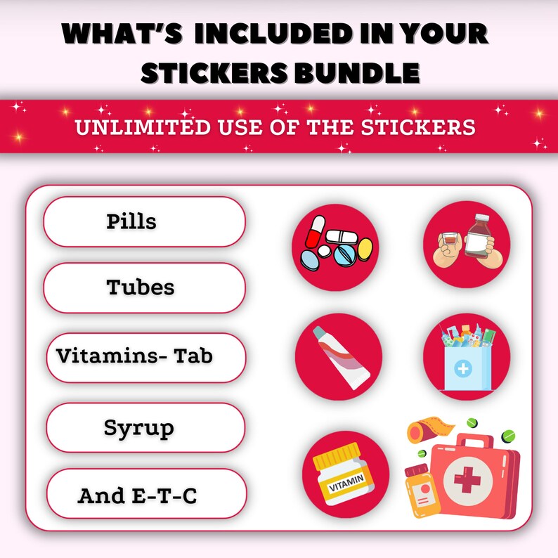 Medication Guide Sticker Common Medication Stickers | Medication Administration | Digital Nurse ...