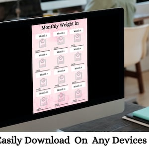 Weight Loss Tracker | Weight Loss PDF | Weight Tracker | Instant Download | Fitness Tracker | Calories Calculator image 9