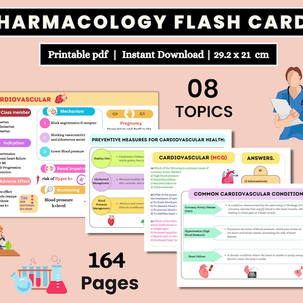 Flashcards - Etsy