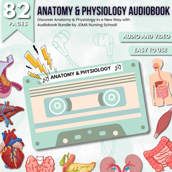 Anatomy & Physiology audiobook Bundle | Audiobook for Learning | Medical School | Anatomy Learning | NCLEX Study
