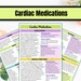 Cardiovascular System Anatomy Notes Instant Download Cardiac Nurse ...