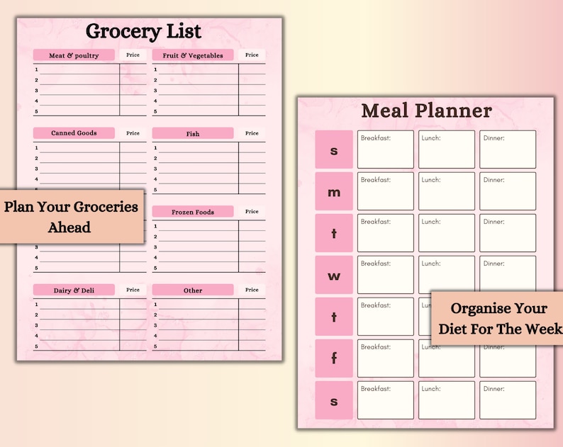 Weight Loss Tracker | Weight Loss PDF | Weight Tracker | Instant Download | Fitness Tracker | Calories Calculator image 6