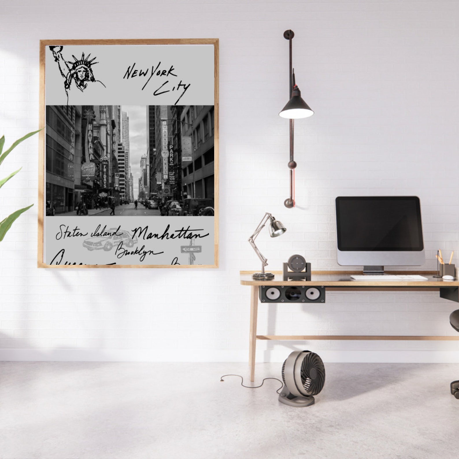 New York City Printable Poster - Etsy