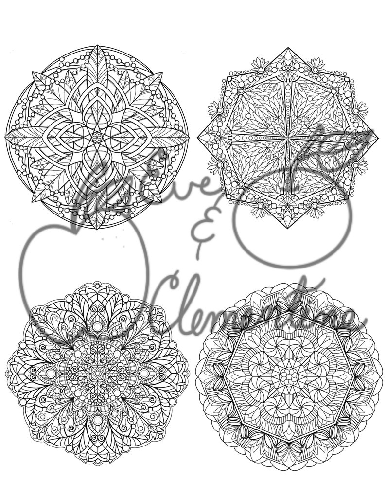 Buy 30 Mandalas and Designs Advanced Digital Coloring Book for Online ...