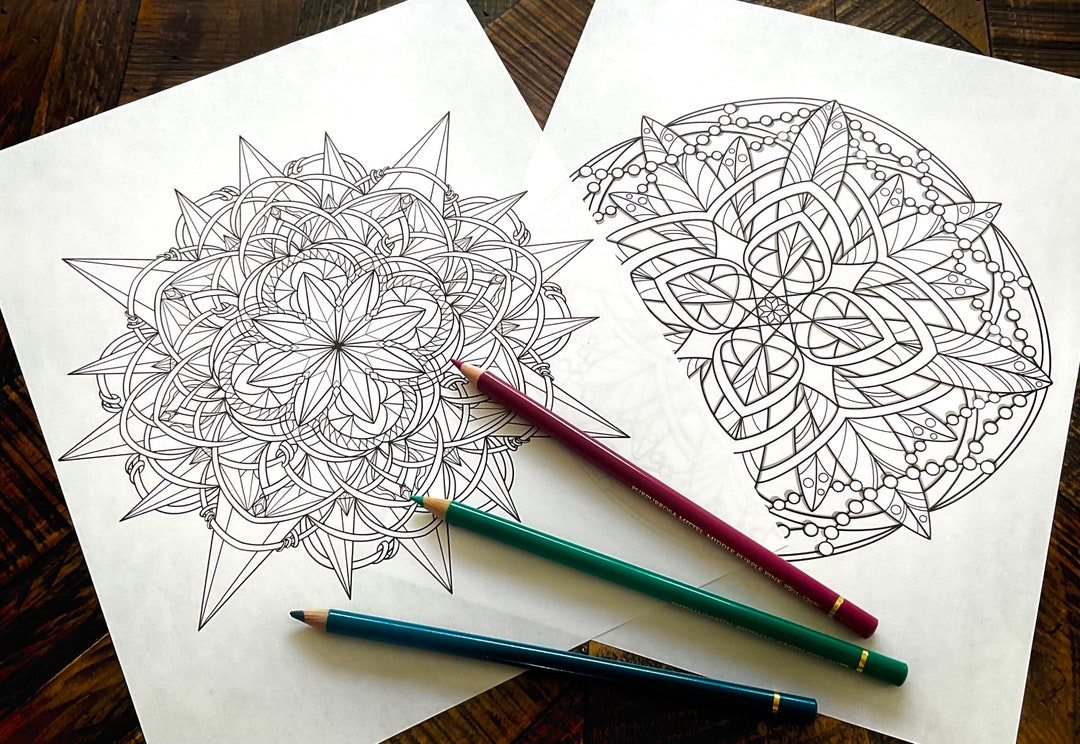 Buy 30 Mandalas and Designs Advanced Digital Coloring Book for Online ...