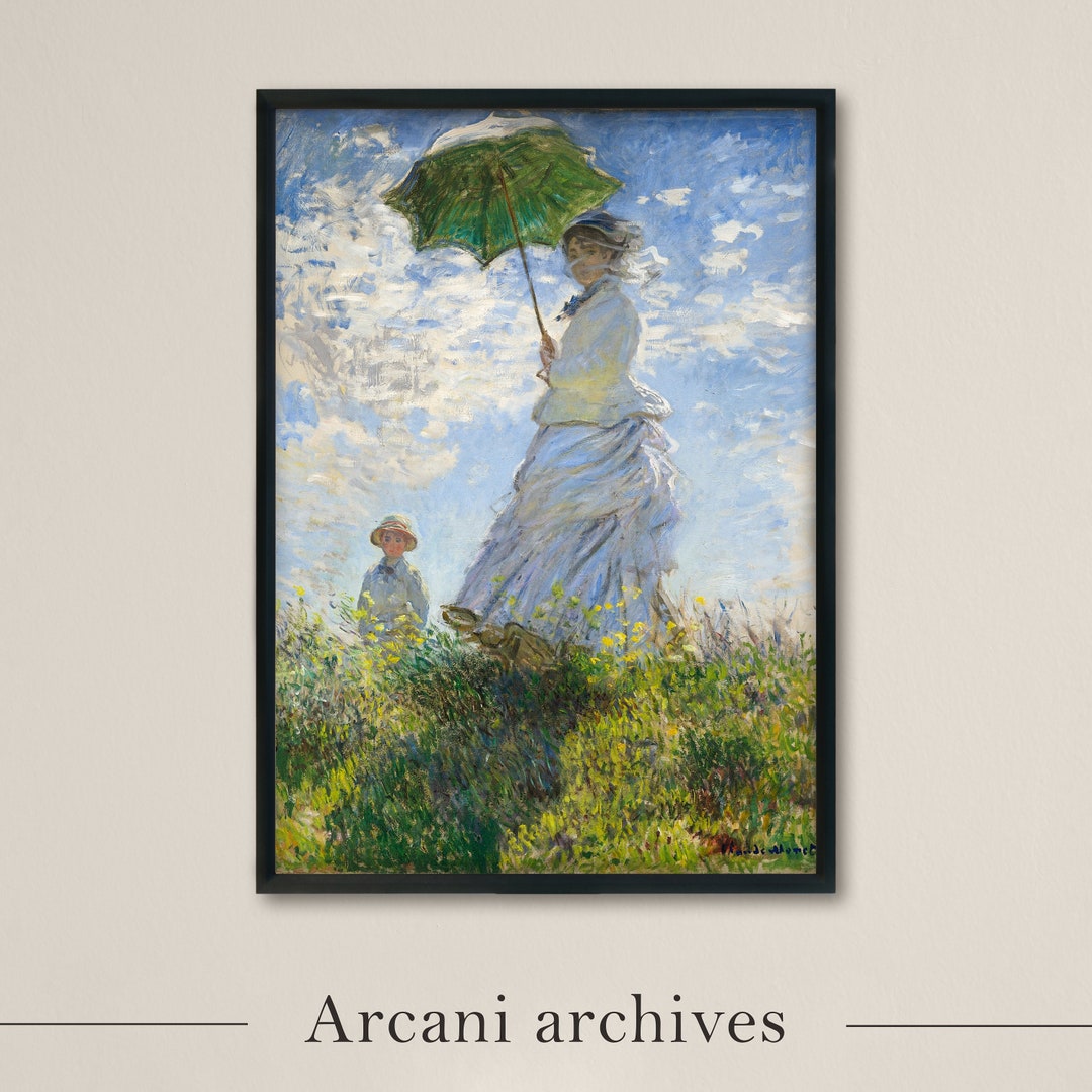 Classical Painting Print Claude Lady Poster Studio Ghibli Themed