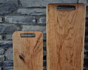Handmade Cherry Wood Cutting Board, 8x13 Inch, 10x20 Inch, Food Safe Finish