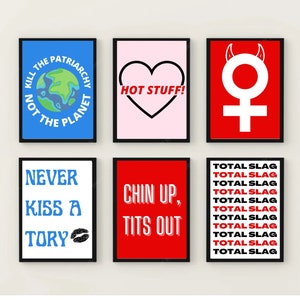 Feminism Wall Art Set | Feminist Prints | Women Home Decor | Wall Art Prints | Printable | DIGITAL DOWNLOAD