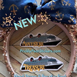 DCL | Treasure | Adventure | Cruise | Sticker