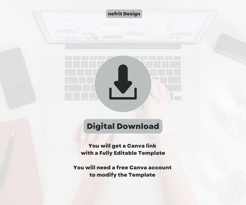 Portfolio Template | Presentation | Brochure | Modern Photo book | Editable and Printable - Two Sizes image 9