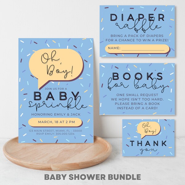 Baby Boy Sprinkle - Etsy