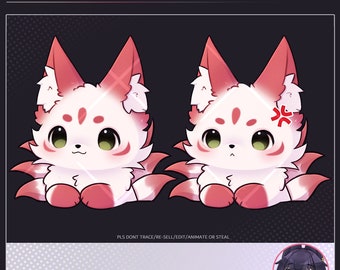 Lindo Kitsune Chibi | Tubérculo PNG | Activo de flujo | cámara |PNG reactivo | Contracción nerviosa | YouTube