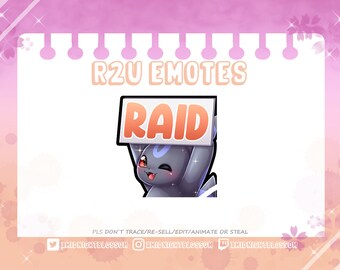 Umbreon Nachtara Raid Emote for Twitch/Discord, Sticker Emote for Streamer Graphic for Streamer