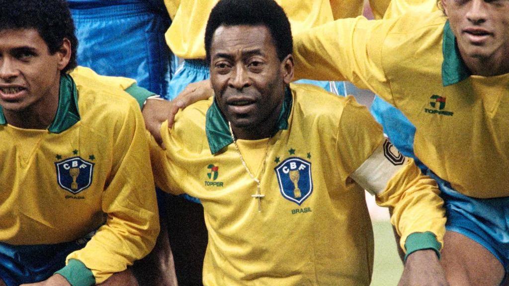 Vintage Brazil 1990 World Cup Home Jersey Topper Made in Brazil