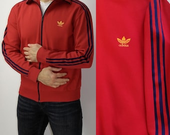 RARE Beckenbauer style 70s 80s Adidas Ventex Track Vintage Jacket Soccer