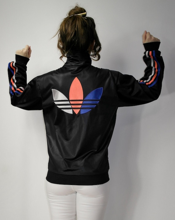 Adidas Chile 62 Big Trefoil Shiny Tracksuit / Zip up Vintage