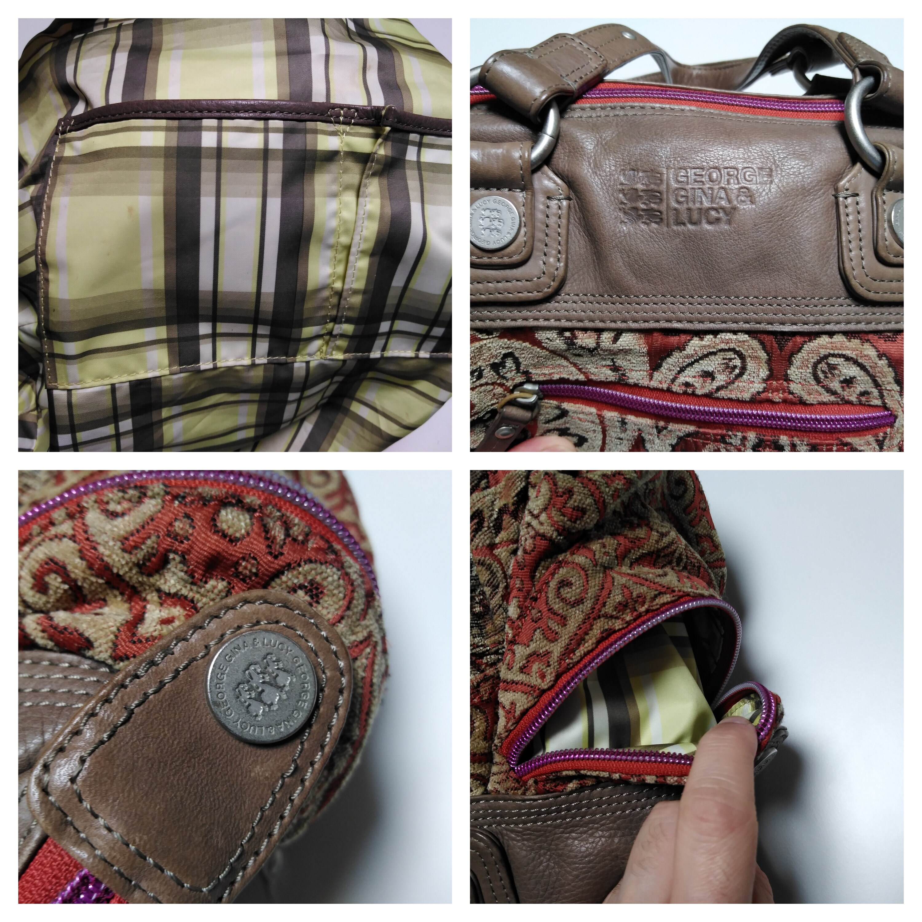 George Gina Lucy GG&L Multi Pocket Bag / Vintage Y2K Color George Gina Lucy GG&L Multi Pocket Bag / Vintage Y2K Color
