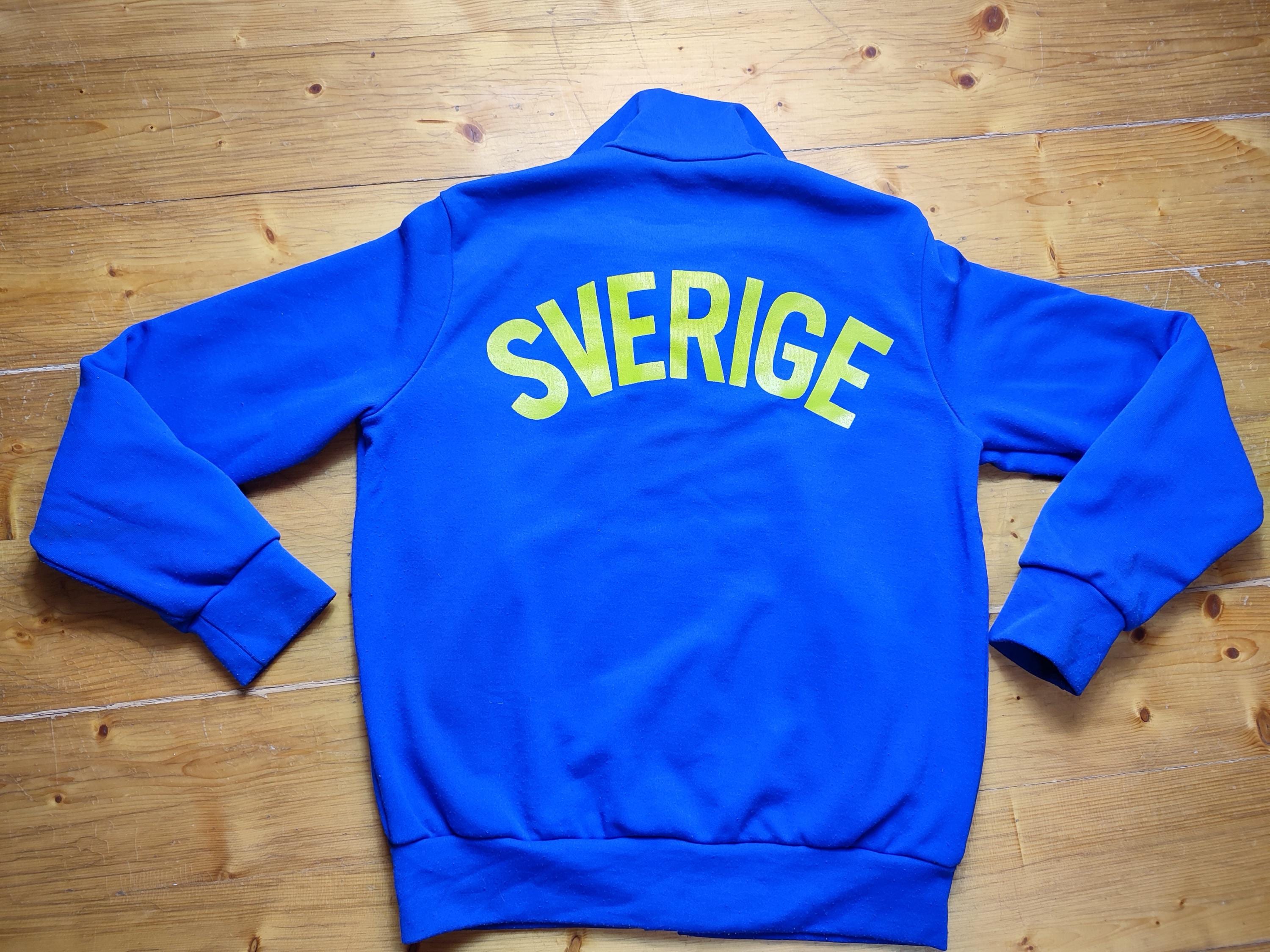 80s Swedish Vintage Craft Track Jacket / Made in Sweden Yellow