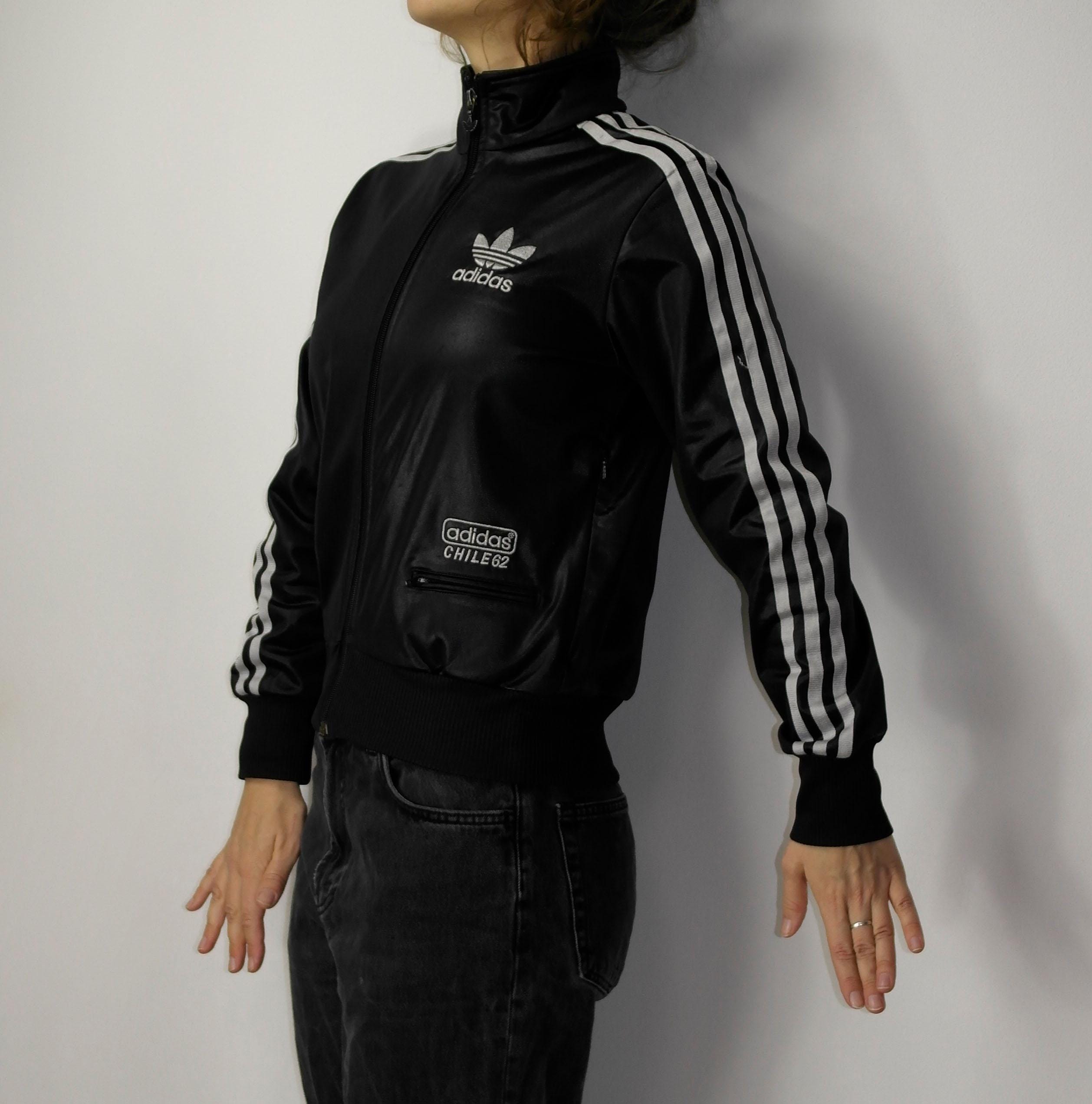You　adidas CHILE62 ジャケット 黒 ADIDAS CHILE 62 BLACK 2009 WINTER JACKET JERSEY SIZE L