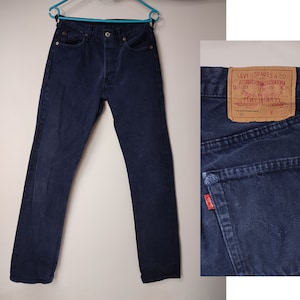 90s Vintage Levi&#39;s 501 jeans made in France W28 L34