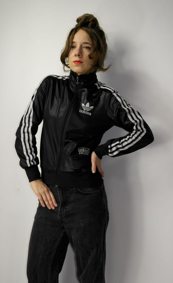 最安値 00s Adidas Vintage / Tracksuit Shiny Trefoil Big 62 Chile ジャケット・アウター