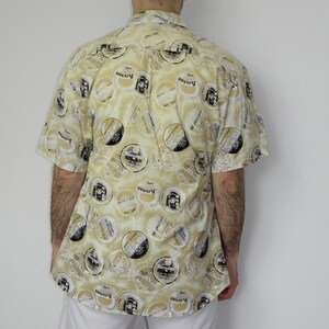 90s GINO CLUB Button Up Shirt size XL / Vintage Cotton Shirt image 5