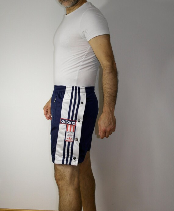 vintagexyou West Germany Rare Adidas Break Away Tear Away Shorts Adidas Track Pants Size 9