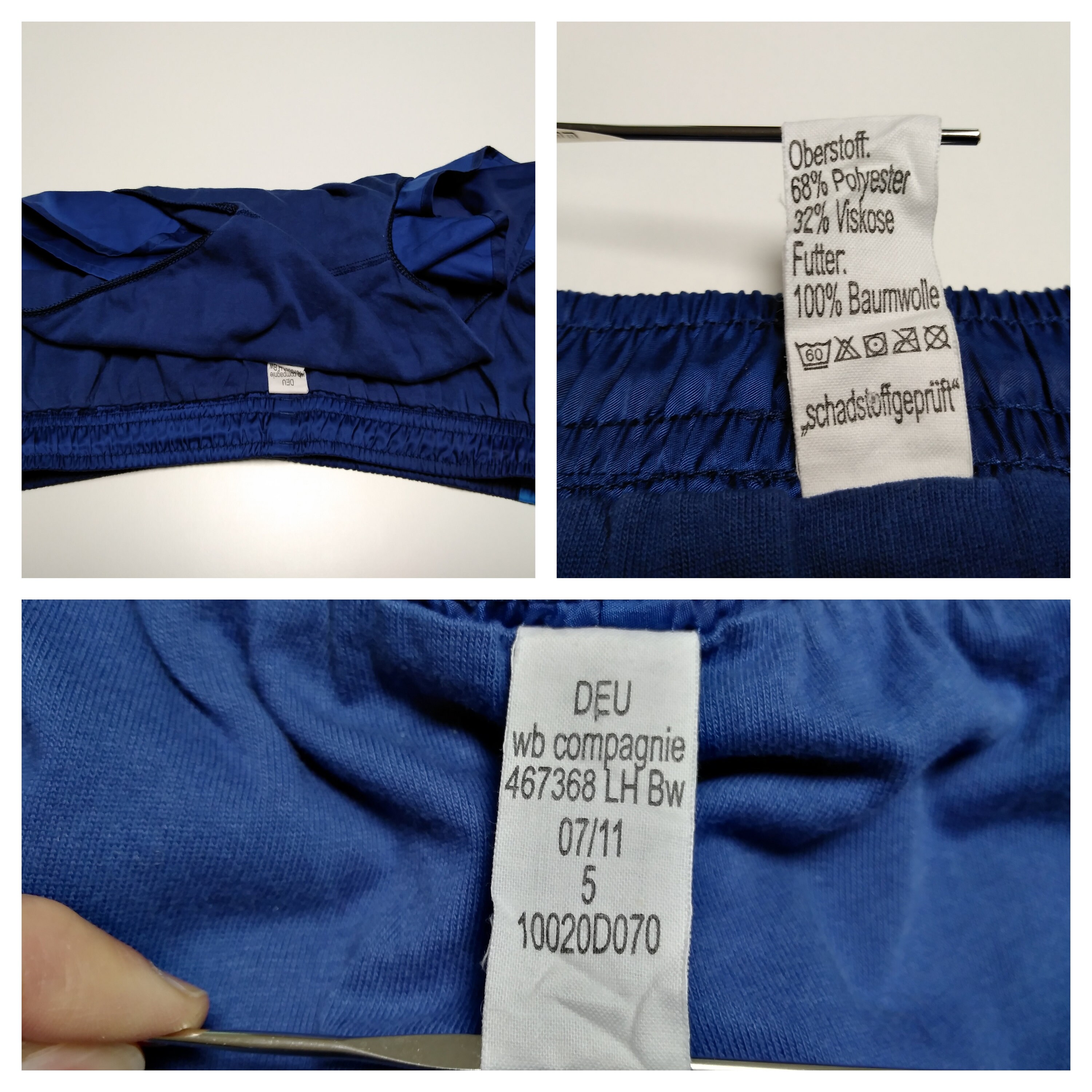 Original British Military Blue Physical Training Shorts In Trousers - Foto 6