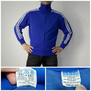 Vintage West Germany Adidas Tracksuit Jacket 3 Stripes / 70s