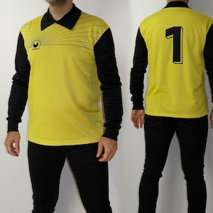 70s West Germany Uhlsport Goalkeeper Football Shirt / Vintage 70s Soccer shirt / Sport Jersey Shirt size L