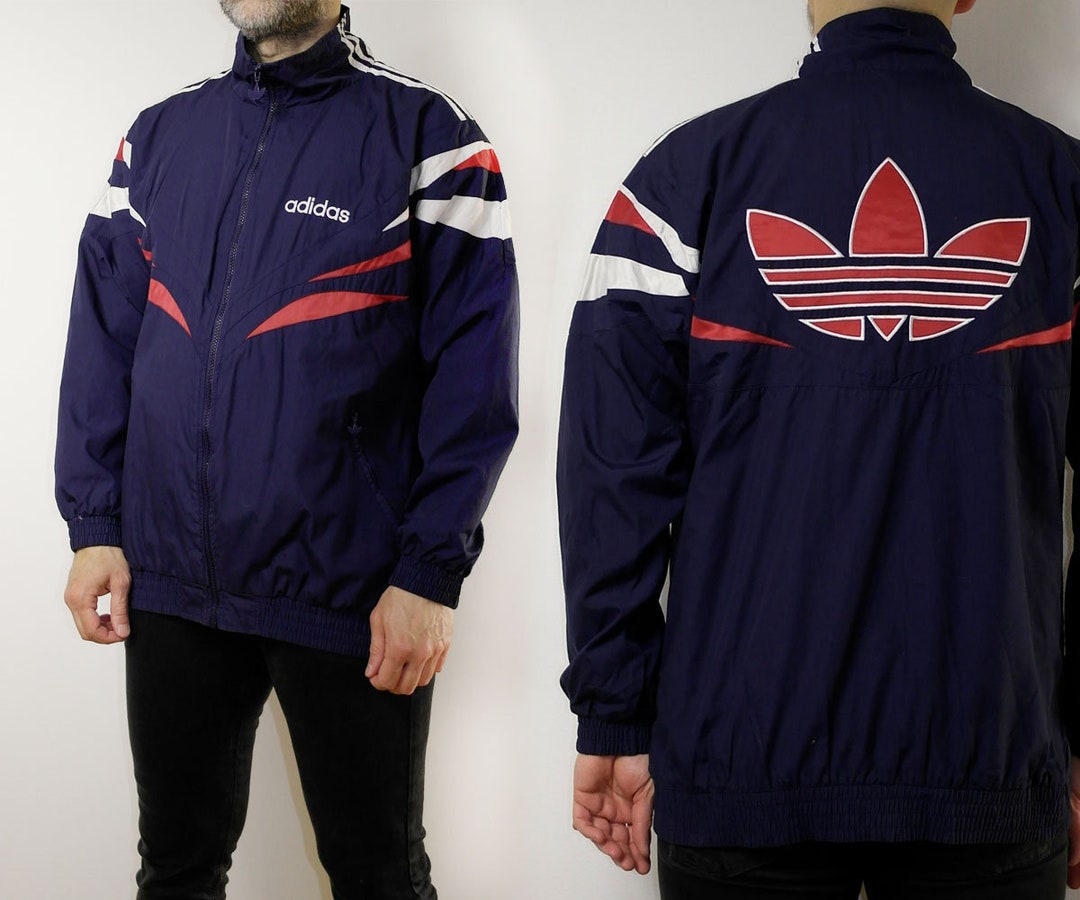 Vintage 80s Adidas Trefoil Tracksuit Jacket / Big Logo - Etsy