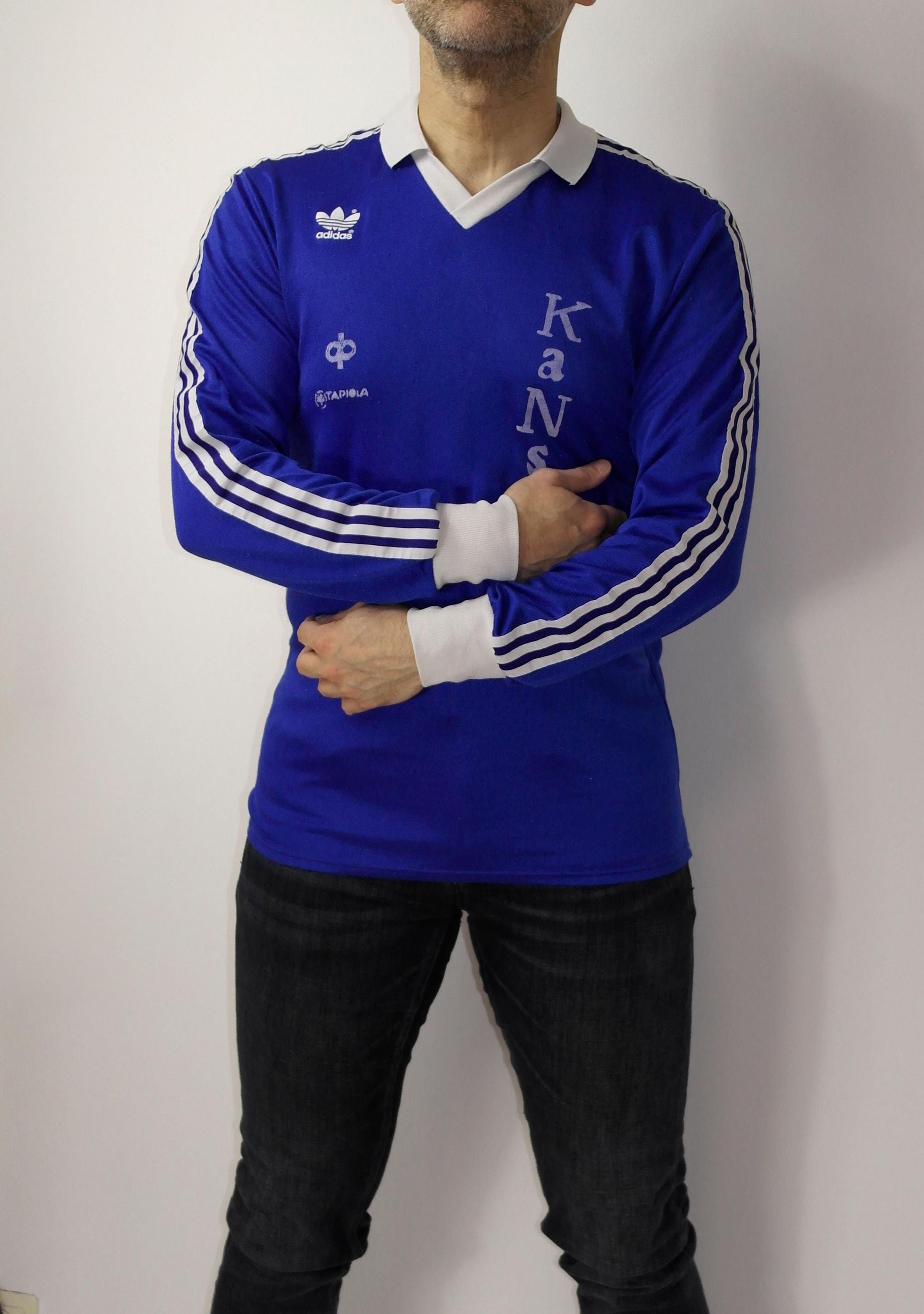 Vintage 70s Adidas Soccer Shirt – Made in Finland, Sport Jersey T