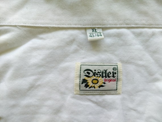 Vintage Trachten Oktoberfest Distler Cotton Shirt… - image 2