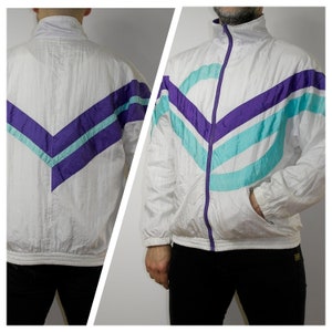 Vintage Scandinavian Windbreaker 90s Color Block CUBUS Windbreaker Jacket