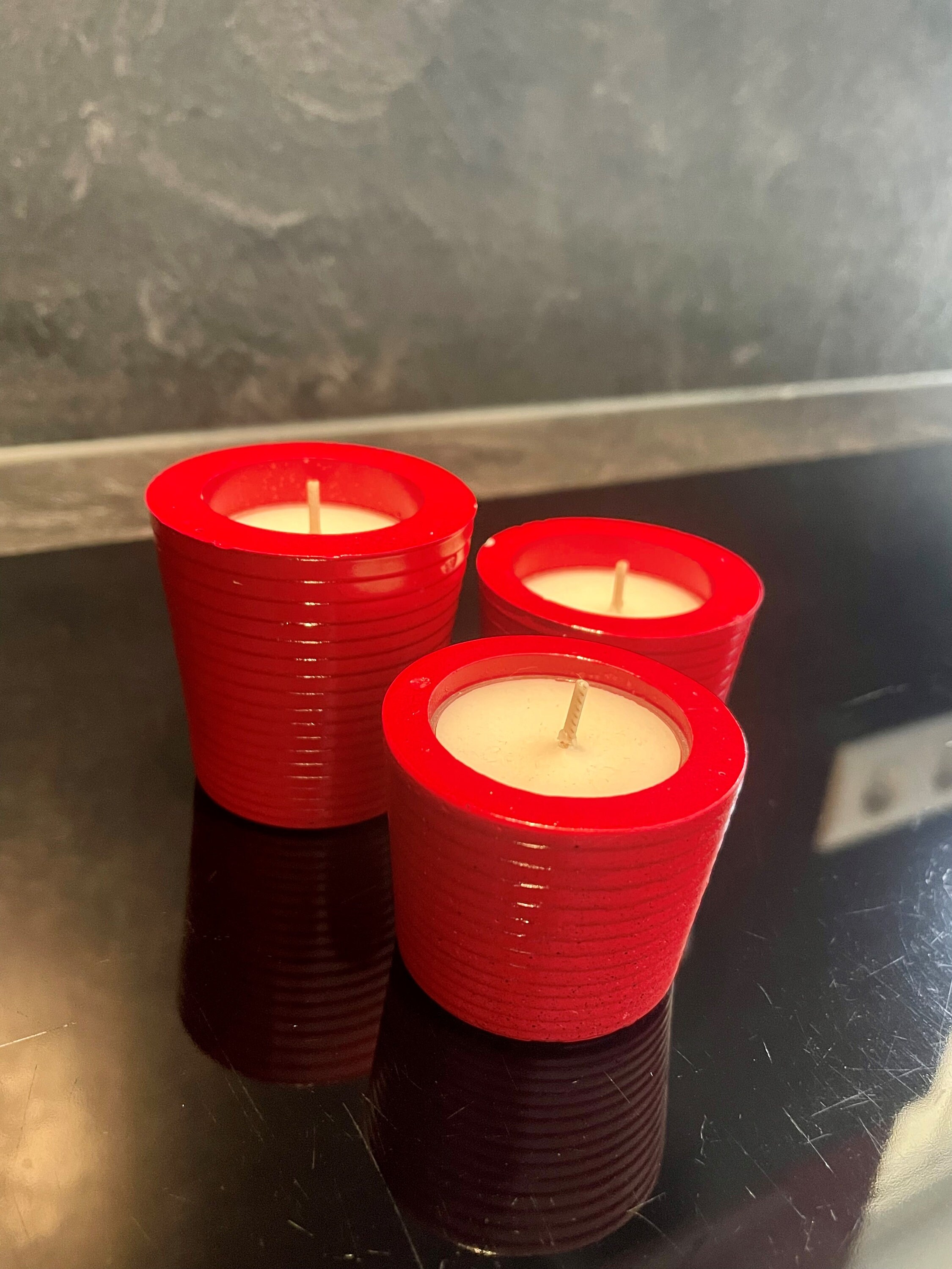 Trio de Support A Bougie Réchaud