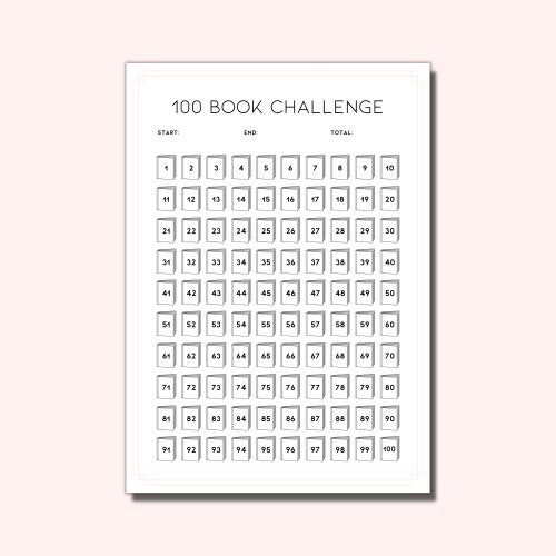 100 Book Challenge Printable PDF - Il 500x500.3908902448 6xda 