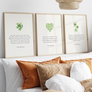Irish Blessing Print, Irish Blessing Sign, Irish Gifts, Ireland Print, Celtic Print, Gaeilge Print, Irish Home Blessing, Wedding Gift