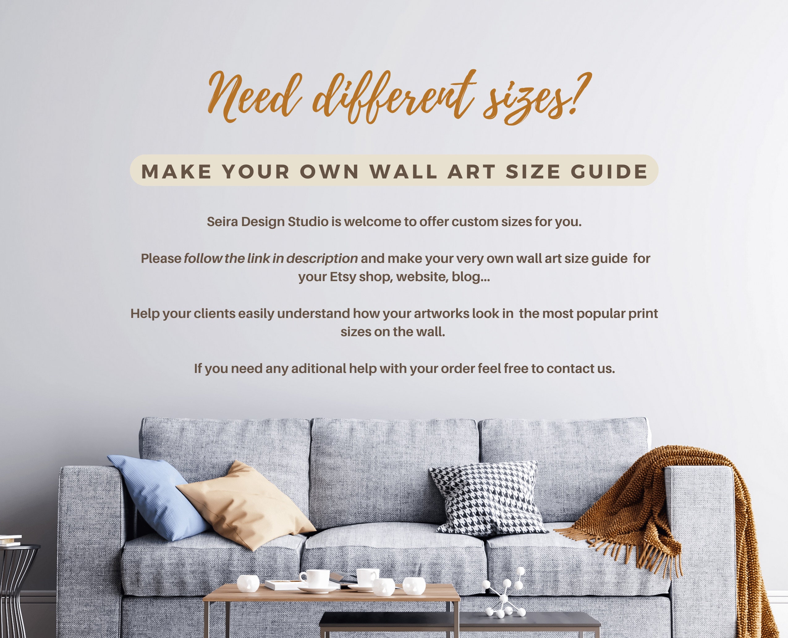 Wall Art Size Guide Frame Sizes Guide Poster Size Guide Etsy Canada